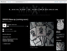 Tablet Screenshot of liesofamurderer.bandcamp.com