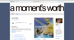 Desktop Screenshot of amomentsworth.bandcamp.com