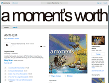 Tablet Screenshot of amomentsworth.bandcamp.com