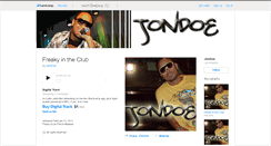 Desktop Screenshot of jondoesince1983.bandcamp.com
