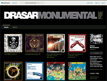 Tablet Screenshot of drasarmonumental.bandcamp.com