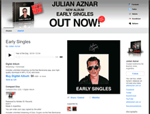 Tablet Screenshot of julianaznar.bandcamp.com