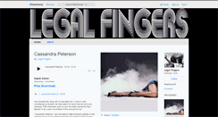 Desktop Screenshot of legalfingers.bandcamp.com