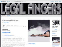 Tablet Screenshot of legalfingers.bandcamp.com