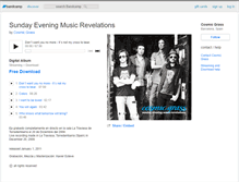 Tablet Screenshot of cosmicgrass.bandcamp.com