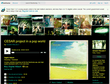Tablet Screenshot of cesarproject.bandcamp.com