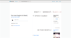 Desktop Screenshot of emptyspeechbubble.bandcamp.com