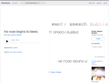 Tablet Screenshot of emptyspeechbubble.bandcamp.com