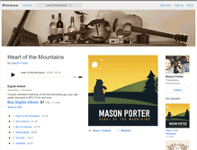 Tablet Screenshot of masonporter.bandcamp.com