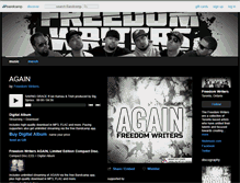 Tablet Screenshot of freedomwritersmusic.bandcamp.com