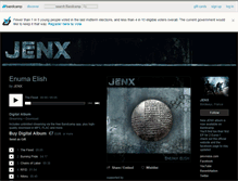 Tablet Screenshot of jenx.bandcamp.com