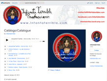 Tablet Screenshot of infantaterrible.bandcamp.com