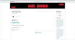 Desktop Screenshot of alexzander.bandcamp.com