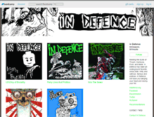 Tablet Screenshot of indefence.bandcamp.com