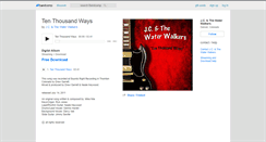 Desktop Screenshot of jcthewaterwalkers.bandcamp.com