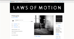 Desktop Screenshot of lawsofmotion.bandcamp.com