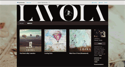 Desktop Screenshot of lavola.bandcamp.com