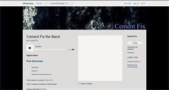Desktop Screenshot of cementfix.bandcamp.com