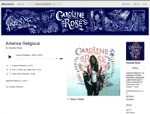 Tablet Screenshot of carolinerose.bandcamp.com