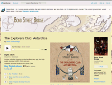 Tablet Screenshot of bondstreetbridge.bandcamp.com