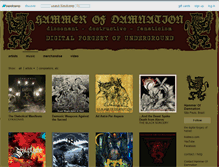 Tablet Screenshot of hammerofdamnation.bandcamp.com