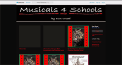 Desktop Screenshot of musicals4schools.bandcamp.com