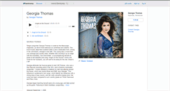 Desktop Screenshot of georgiathomas.bandcamp.com