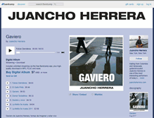 Tablet Screenshot of juanchoherrera.bandcamp.com