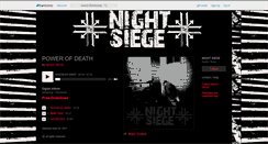 Desktop Screenshot of nightsiege.bandcamp.com