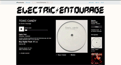 Desktop Screenshot of electricentourage.bandcamp.com