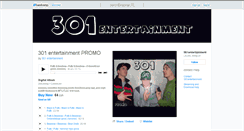 Desktop Screenshot of 301entertainment.bandcamp.com