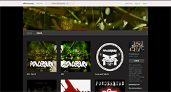 Desktop Screenshot of powderburn.bandcamp.com