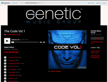 Tablet Screenshot of geneticmusicgroup.bandcamp.com