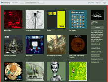 Tablet Screenshot of leafdog.bandcamp.com