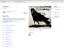 Tablet Screenshot of croaker.bandcamp.com