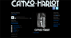 Desktop Screenshot of cameoharlot.bandcamp.com