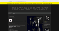 Desktop Screenshot of draconianincubus.bandcamp.com