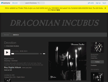 Tablet Screenshot of draconianincubus.bandcamp.com