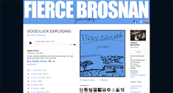 Desktop Screenshot of fiercebrosnannj.bandcamp.com