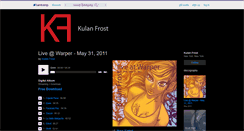 Desktop Screenshot of kulanfrost.bandcamp.com
