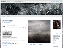 Tablet Screenshot of joshuatrinidad.bandcamp.com