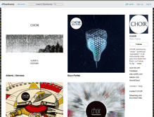 Tablet Screenshot of choir.bandcamp.com