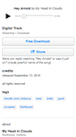 Mobile Screenshot of myheadinclouds.bandcamp.com