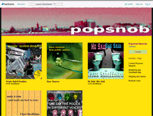 Tablet Screenshot of popsnobrecords.bandcamp.com