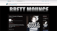 Desktop Screenshot of brettmounce.bandcamp.com