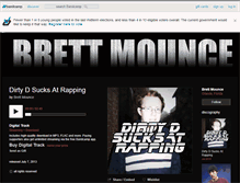 Tablet Screenshot of brettmounce.bandcamp.com