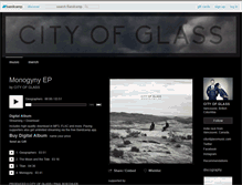 Tablet Screenshot of cityofglass.bandcamp.com