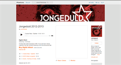 Desktop Screenshot of jongeduld.bandcamp.com