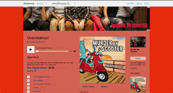 Desktop Screenshot of murderbyscooter.bandcamp.com