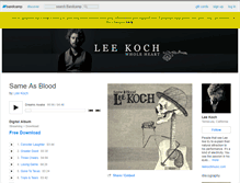 Tablet Screenshot of leekoch.bandcamp.com